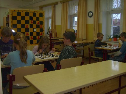Schachunterricht in der Grundschule Zadel